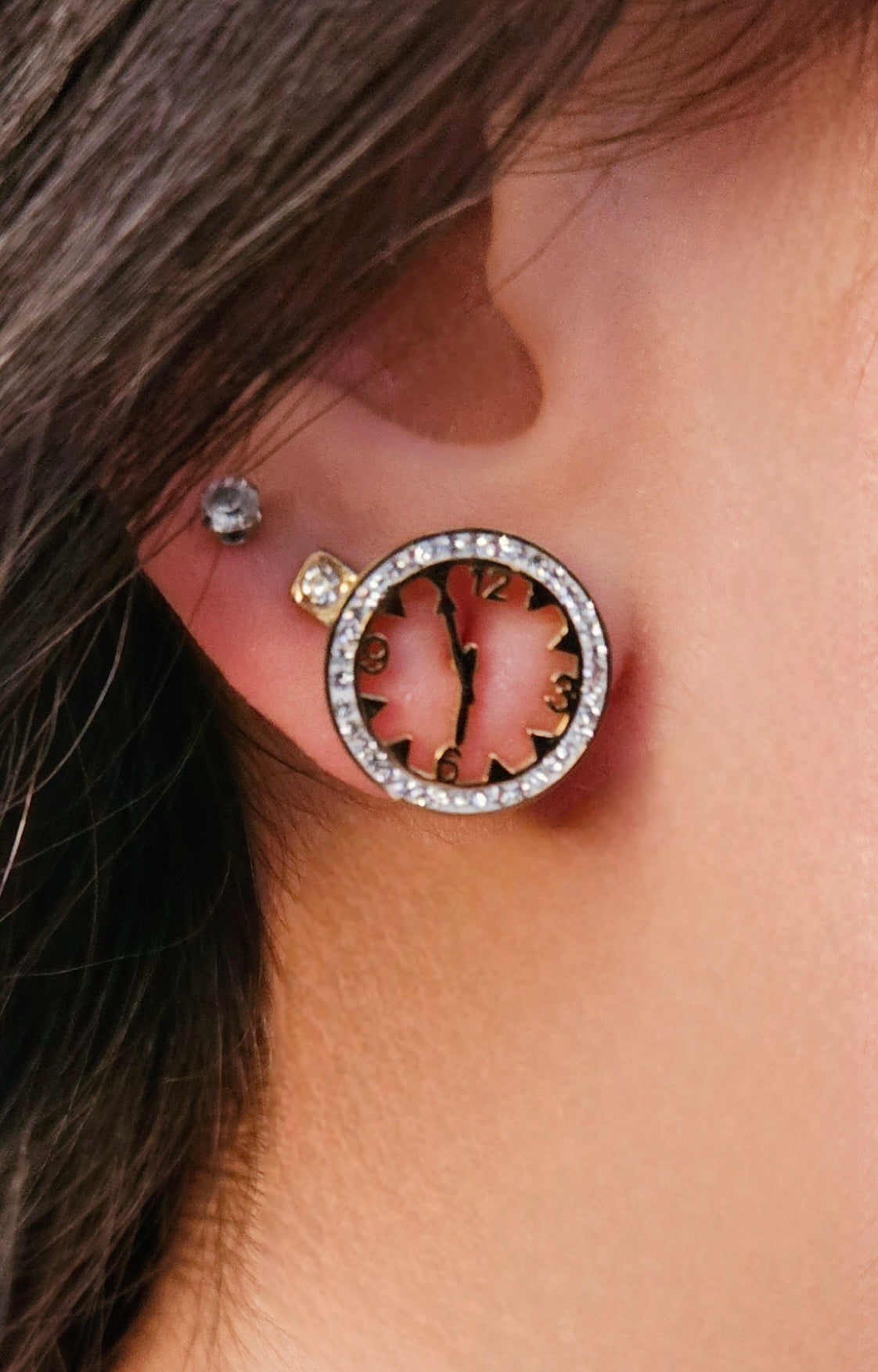 Boucles d'oreilles Horloge  "TANESS" - CLAYROS®