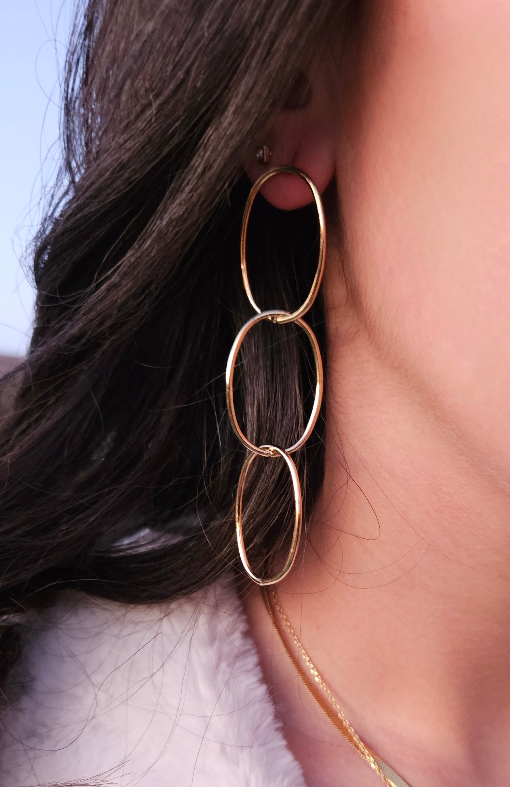 Boucles d'oreilles pendante "PAME" - CLAYROS®