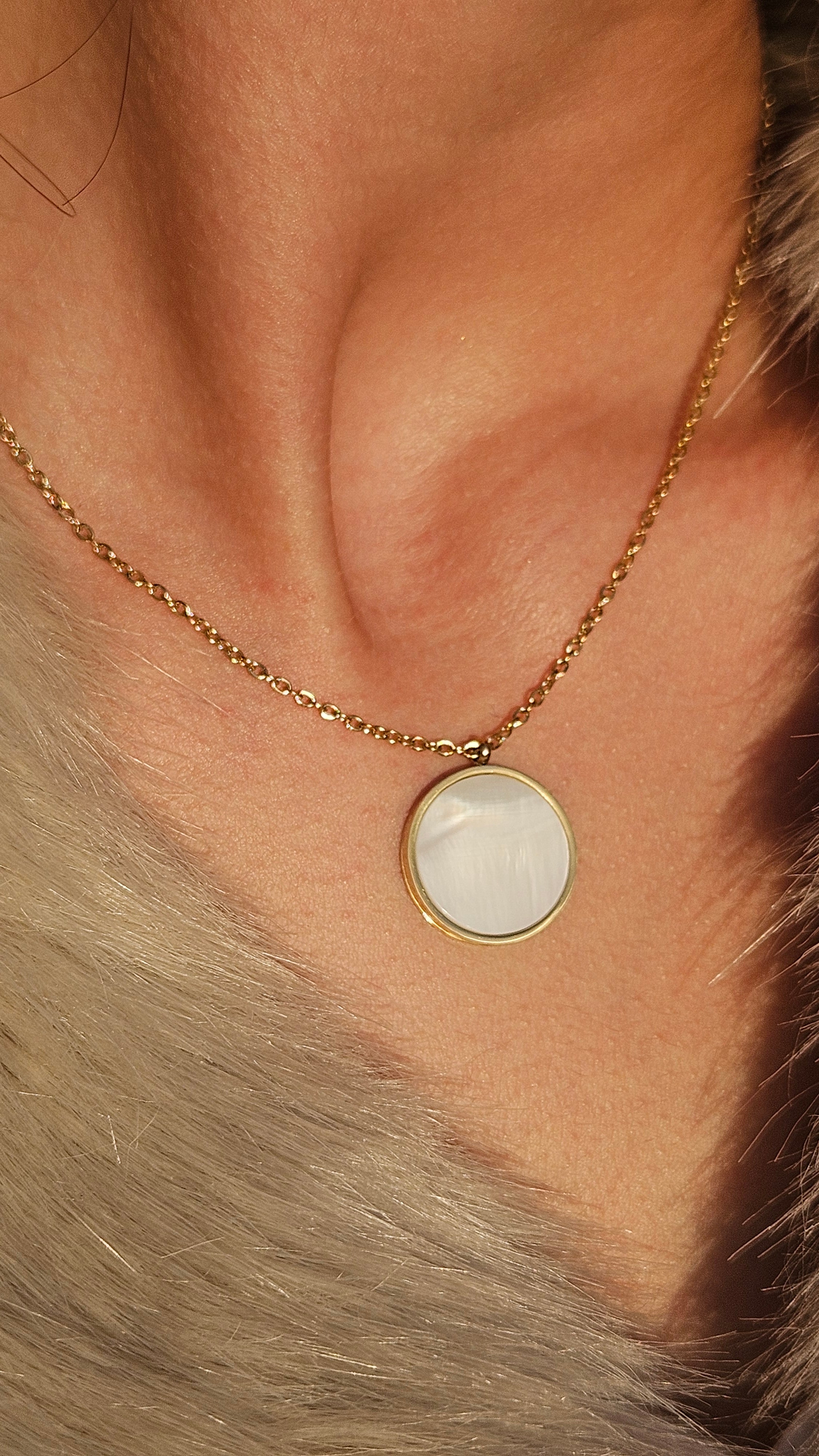 COLLIER "AUDACIEUSE Blanche" - CLAYROS®