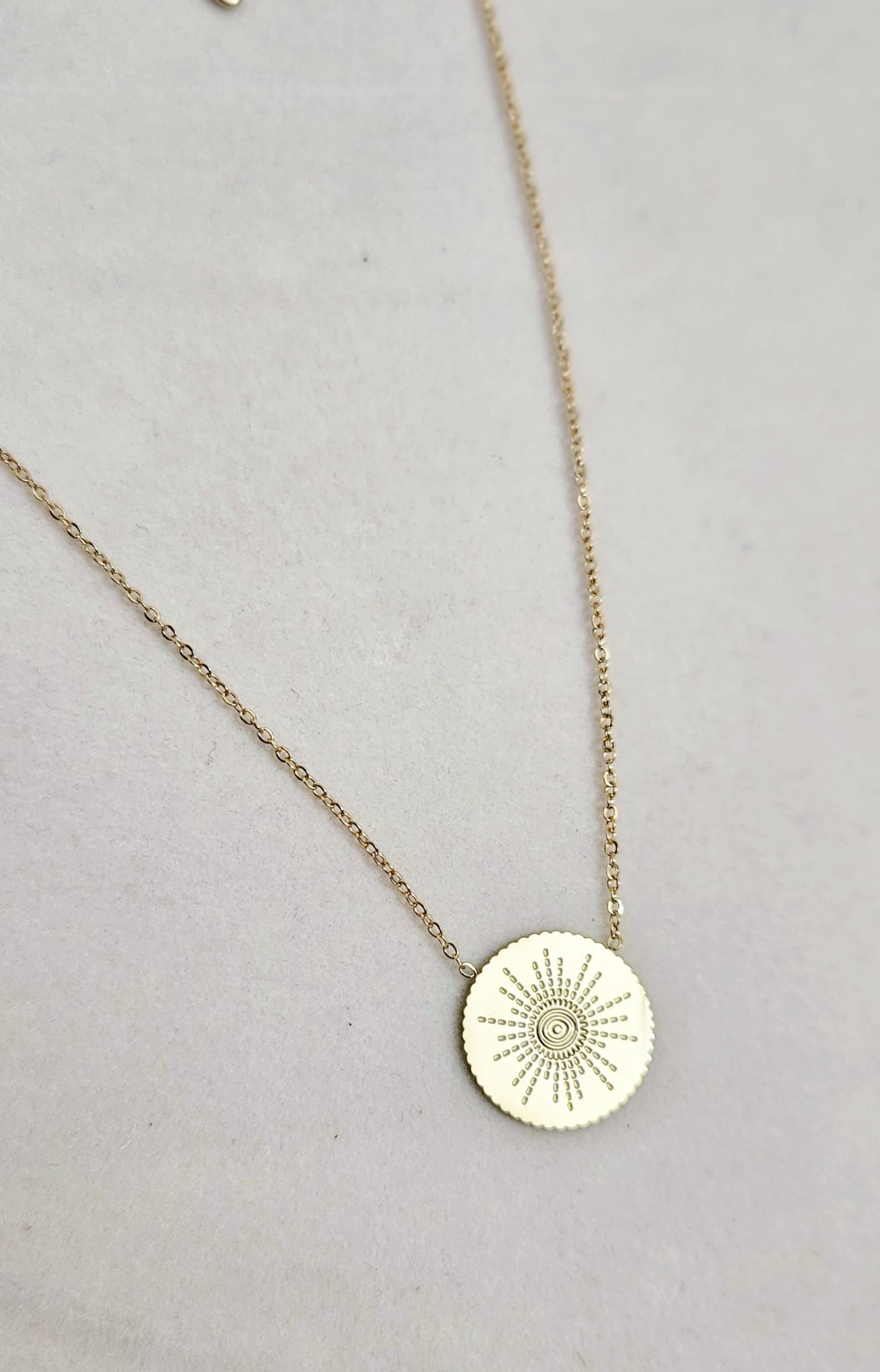 COLLIER en acier inoxydable "SUN" - CLAYROS®